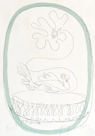 Lithograph Fontana - Lucio Fontana (1899–1968) - Untitled - Color lithograph on paper - 1959-1960