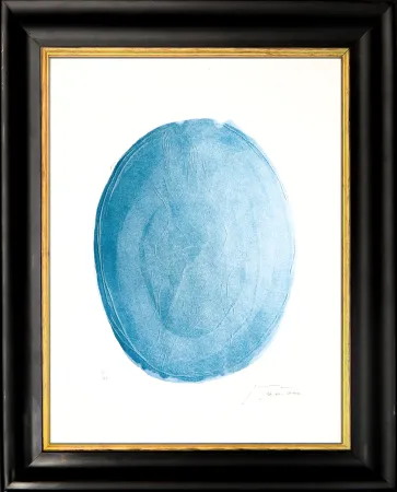 Etching And Aquatint Fontana - Nudo Azzurro