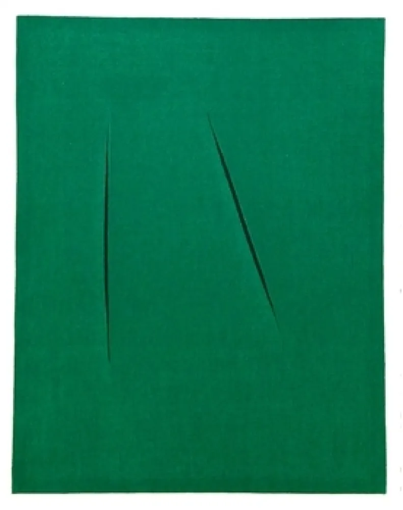 Lithograph Fontana - Spaziale Concetto