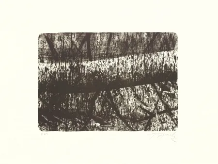 Lithograph Fontela - Tree