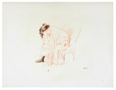 Lithograph Forain - Etude