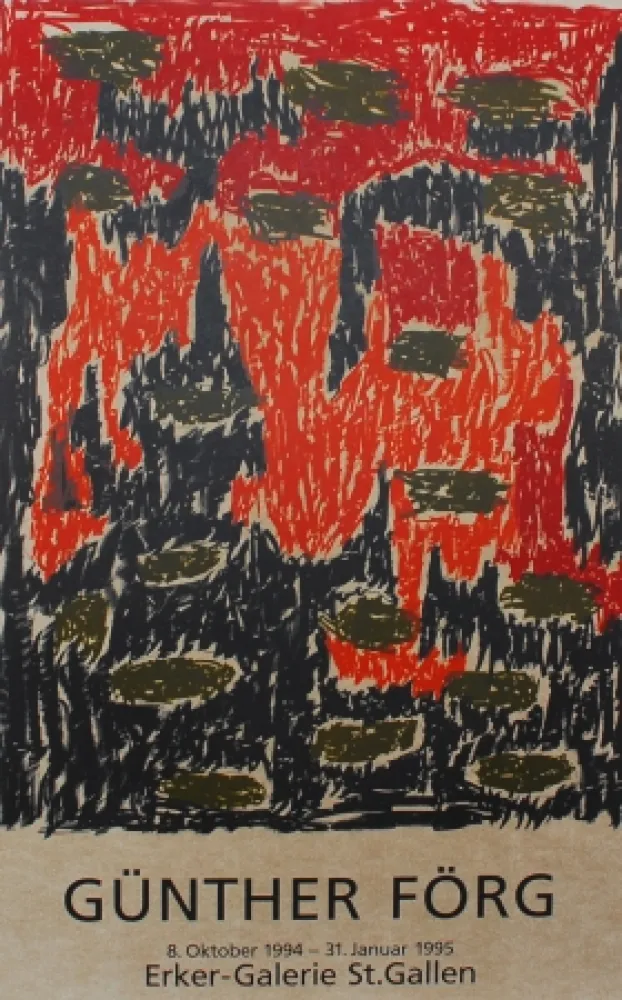 Lithograph Forg - Untitled (Exhibition poster)