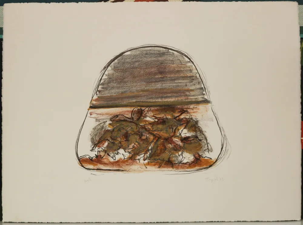 Lithograph Forgioli - Isola 1972