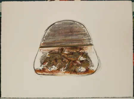 Lithograph Forgioli - Isola 1972