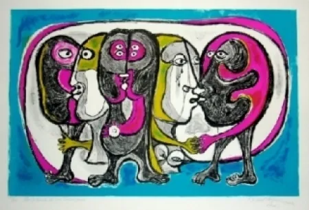 Lithograph Forner - Mutations