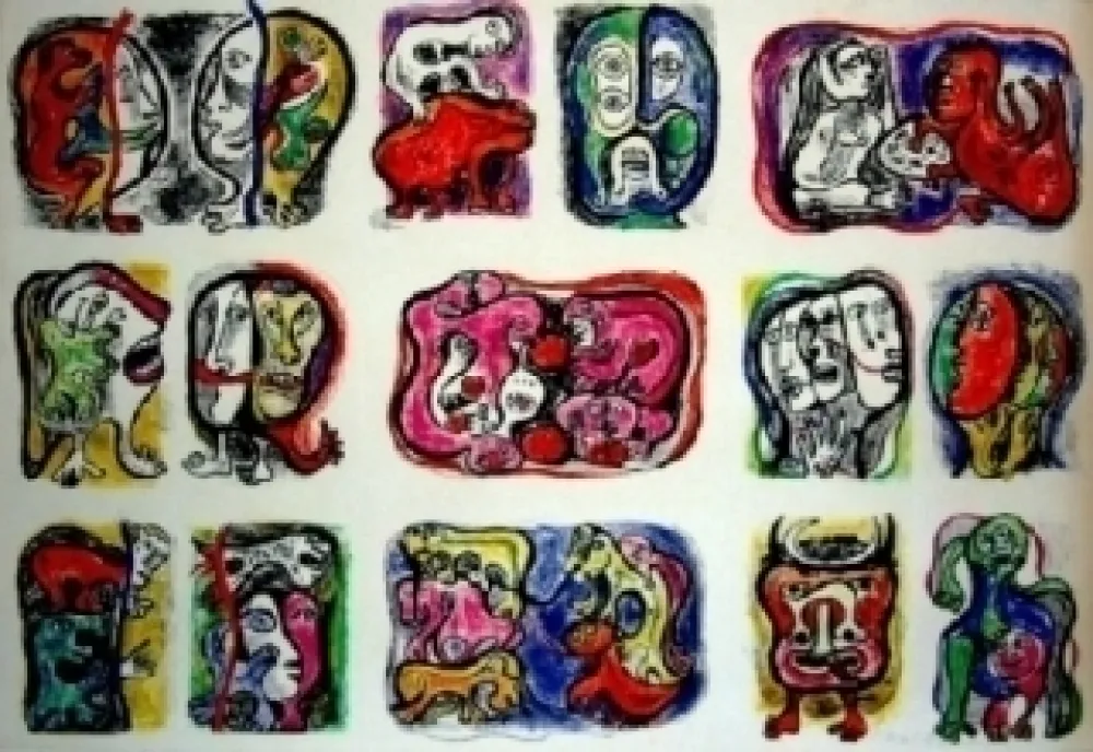 Lithograph Forner - Sans titre