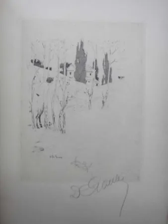 Etching Fournier - [Eaux-fortes pour] Contes, Hyalis....