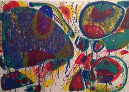 Lithograph Francis - Bright Jade Ghost III