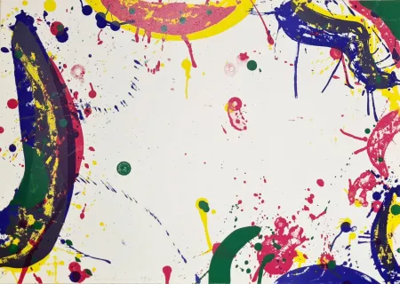 Lithograph Francis - Colors in space