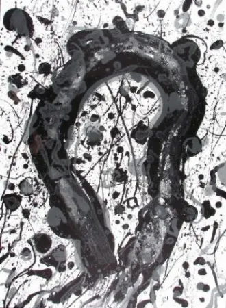 Lithograph Francis - From poème dans le ciel