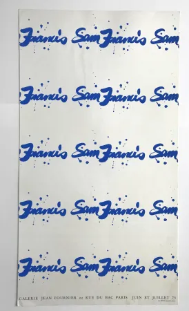 Screenprint Francis - Galerie Jean Fournier