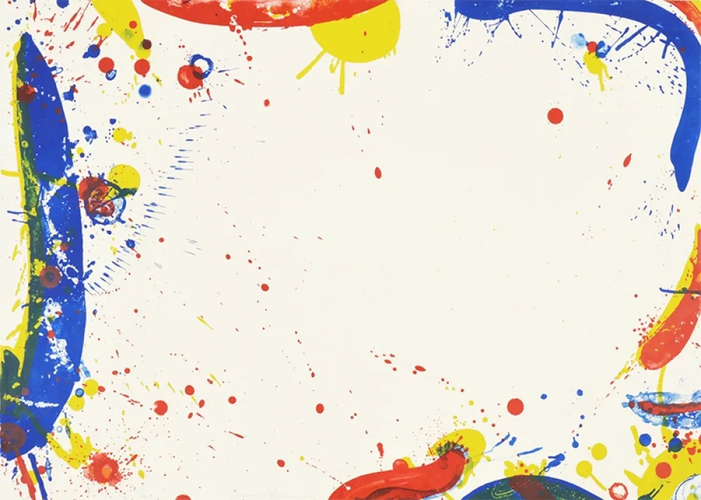 Lithograph Francis - Long Blue