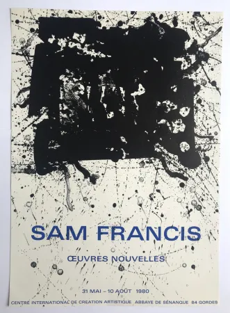 Poster Francis - Oeuvres nouvelles / Abbaye de Sénanque