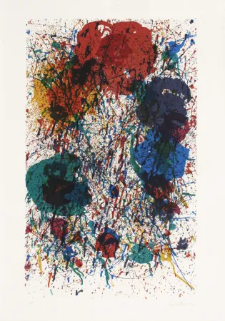 Lithograph Francis - Sans titre (Fondation Maeght)