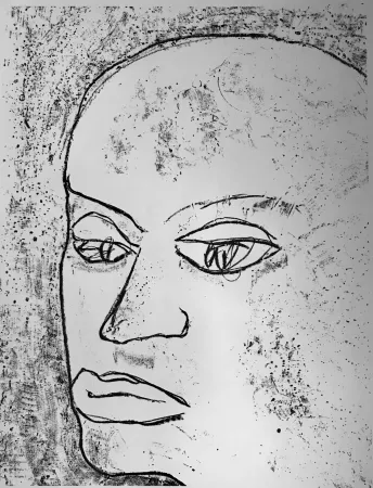 Lithograph Francis - Self Portrait