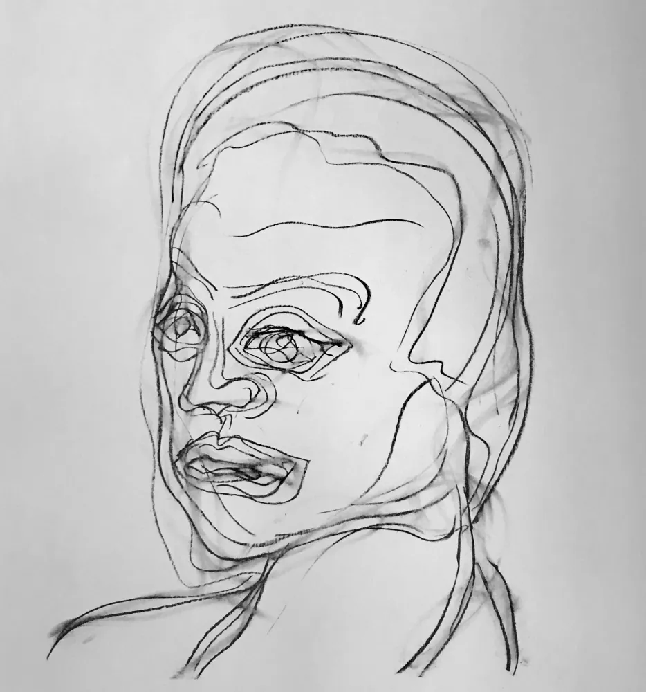 Lithograph Francis - Self Portrait