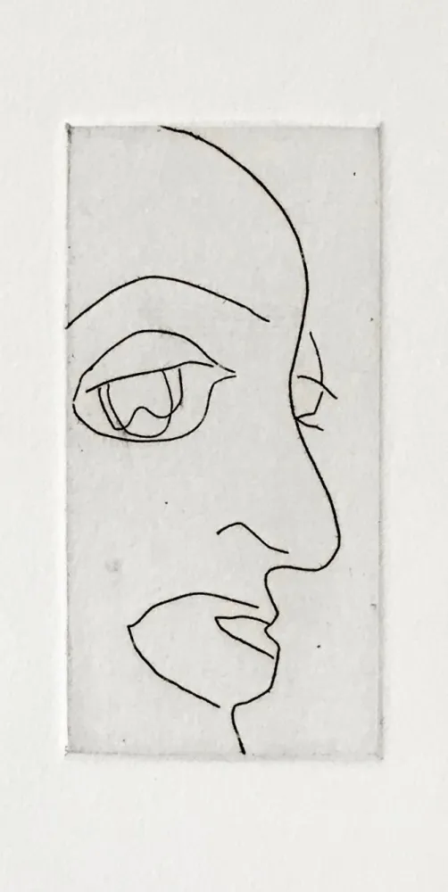 Aquatint Francis - Self Portrait