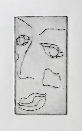 Aquatint Francis - Self Portrait