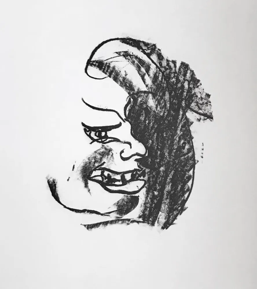 Lithograph Francis - Self Portrait