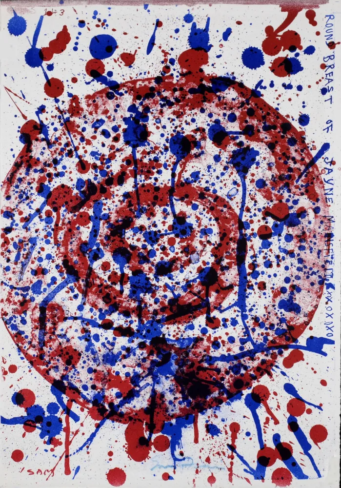 Lithograph Francis - The breast of Jayne Mansfield, 1964