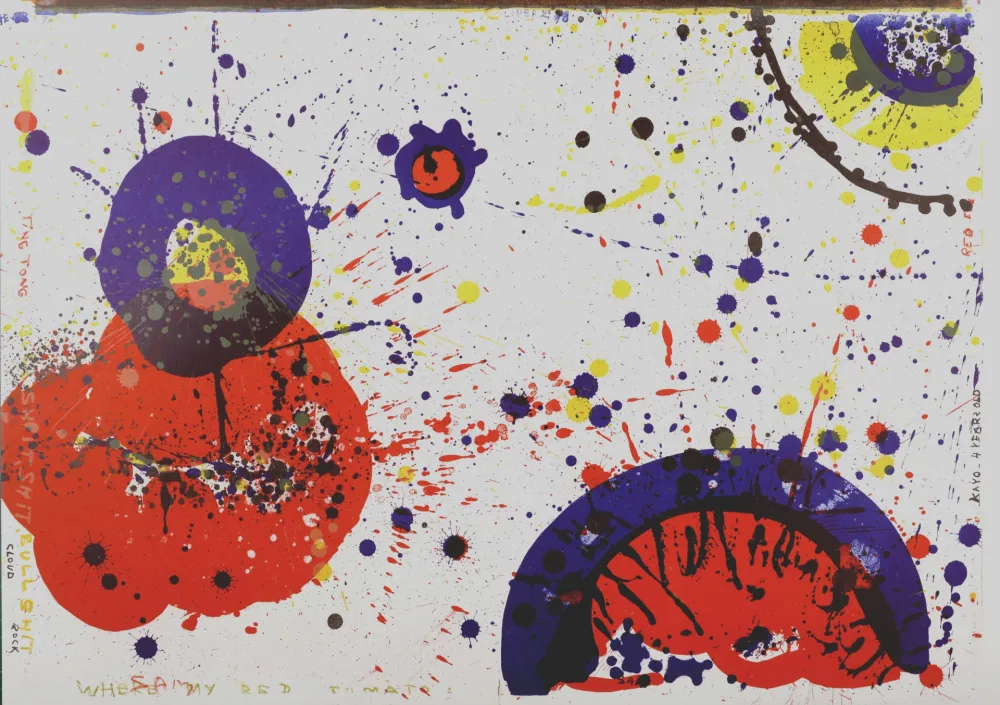 Lithograph Francis - Where my red Tomato, 1964