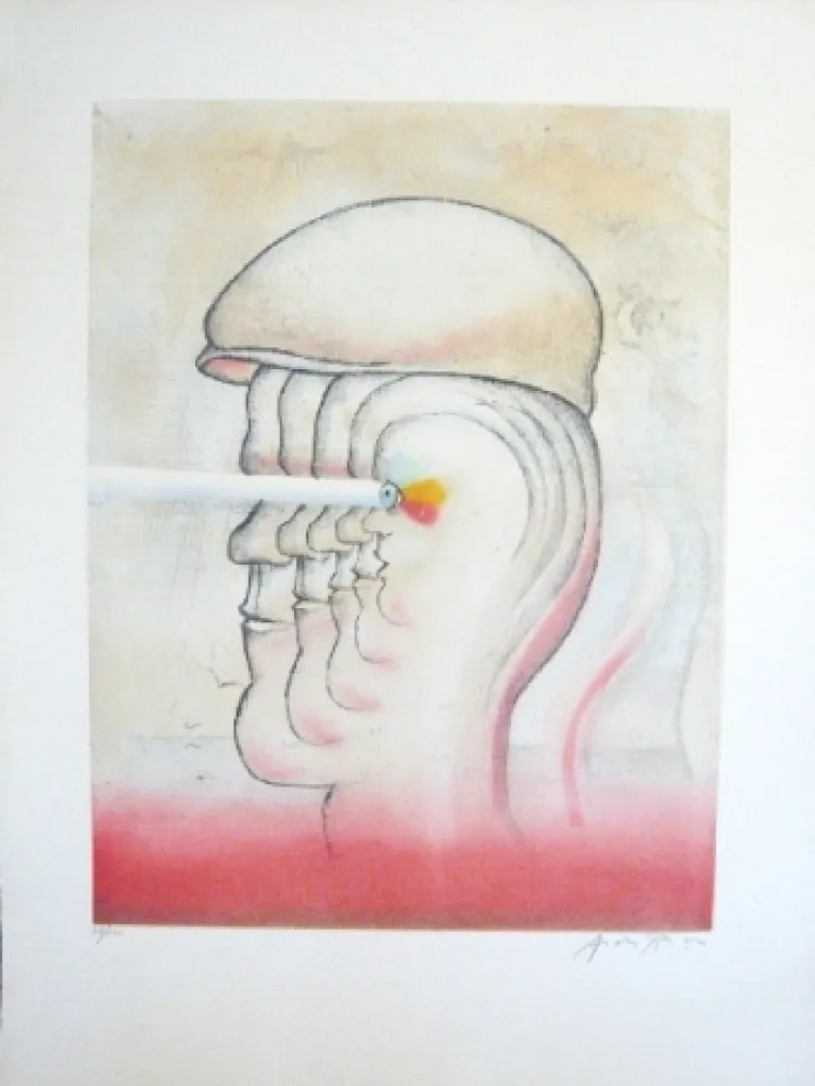 Etching And Aquatint François - Sans titre 4