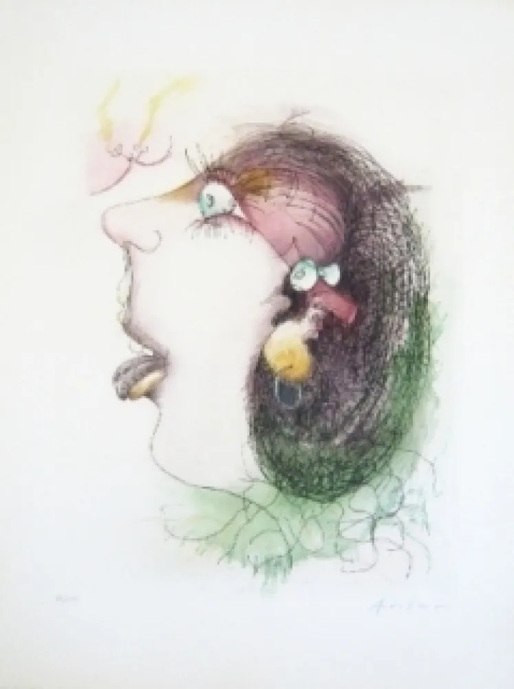 Etching And Aquatint François - Sans titre 6