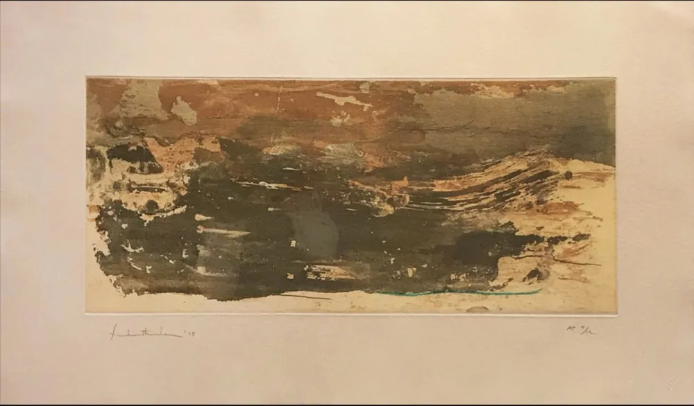Etching Frankenthaler - Earth Slice