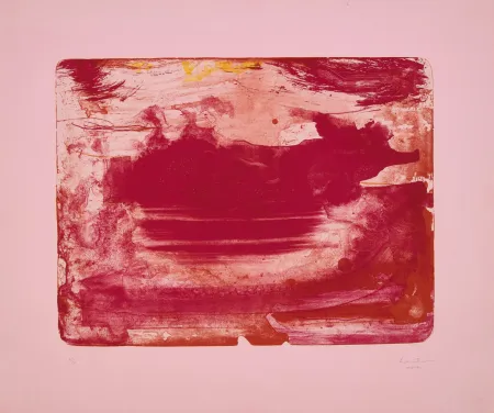 Lithograph Frankenthaler - The Red Sea