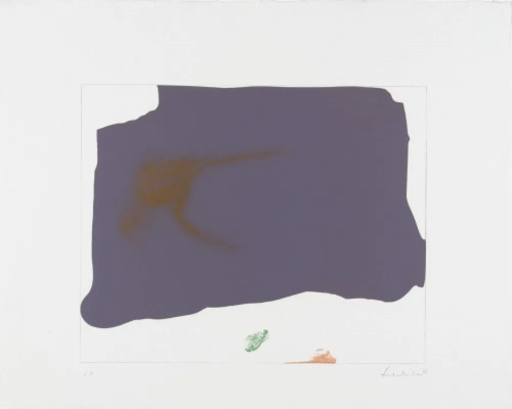 Lithograph Frankenthaler - Variation II on Mauve Corner