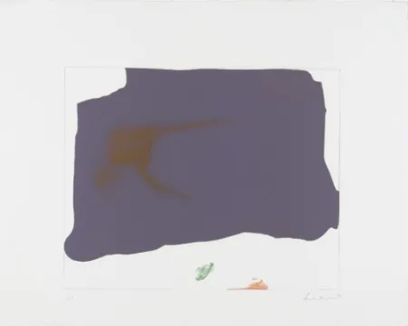Lithograph Frankenthaler - Variation II on Mauve Corner