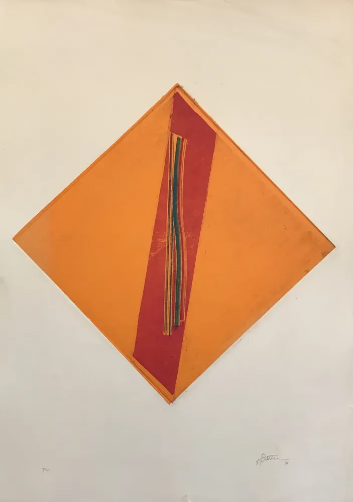 Etching And Aquatint Frattini - Untitled 