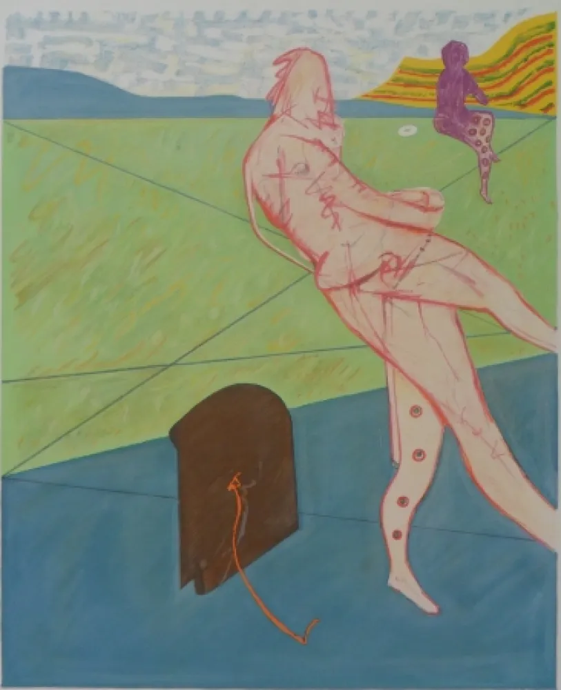 Lithograph Freddie - Composition