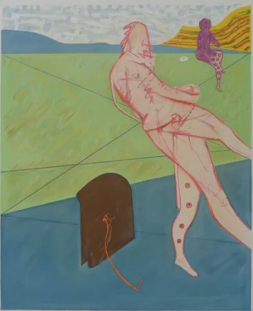 Lithograph Freddie - Composition