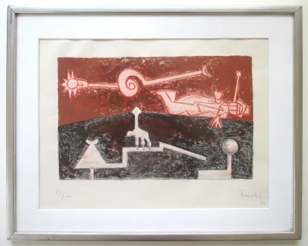 Lithograph Freddie - Kloen - The Claw
