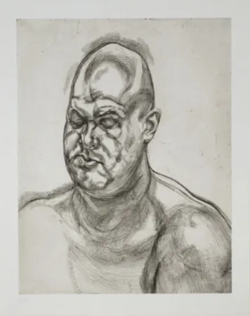 Etching Freud - Large Head