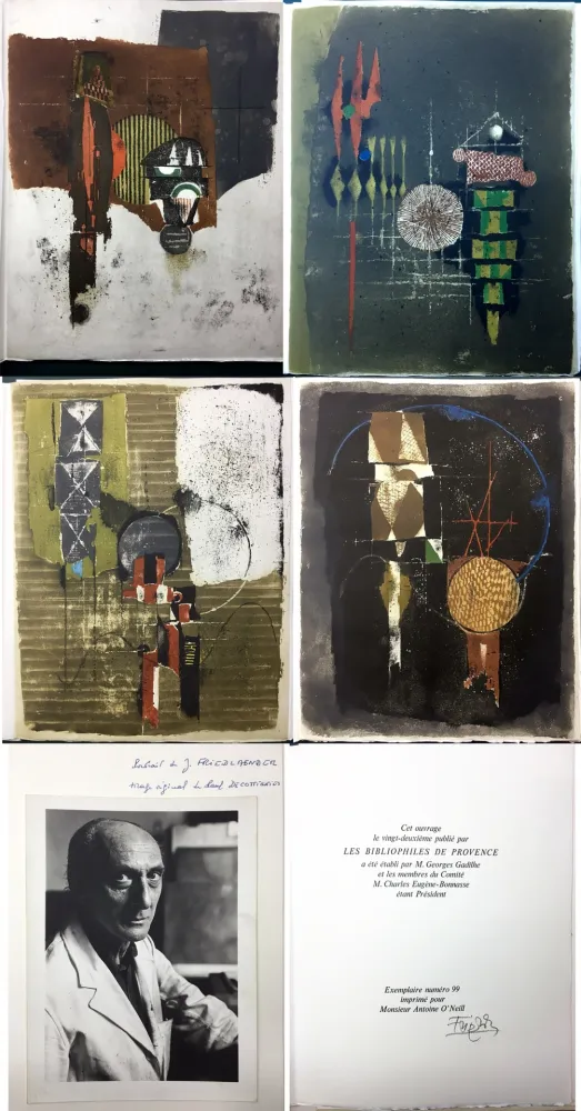 Illustrated Book Friedlaender - Arthur Rimbaud. LES ILLUMINATIONS. Les Bibliophiles de Provence 1979