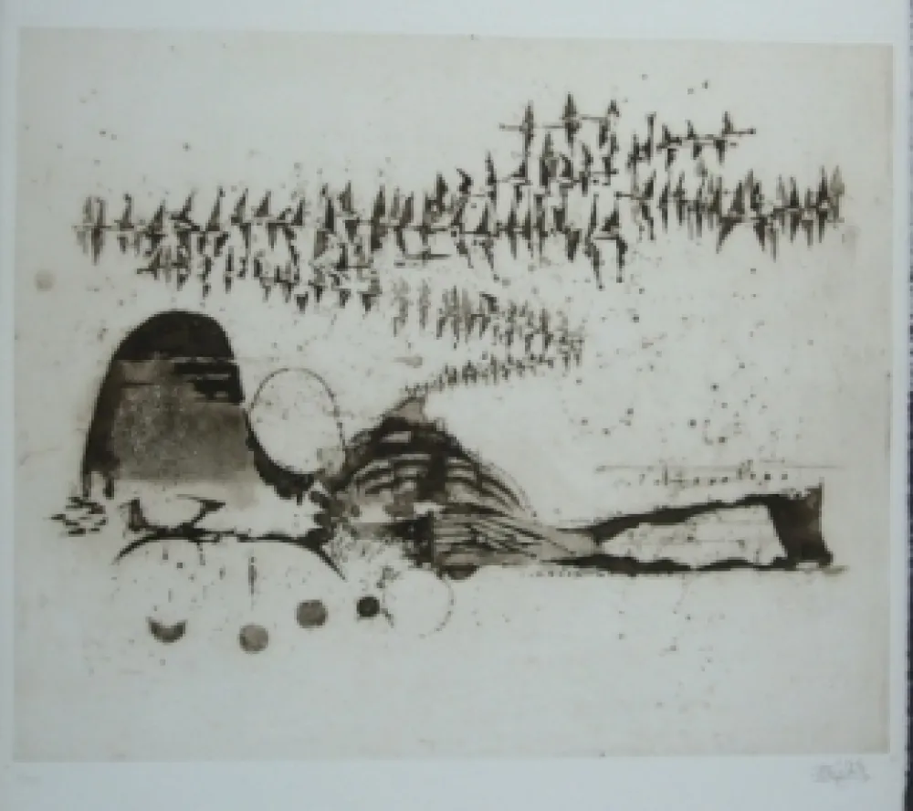 Etching Friedlaender - Composition 11