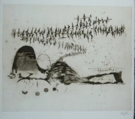 Etching Friedlaender - Composition 11