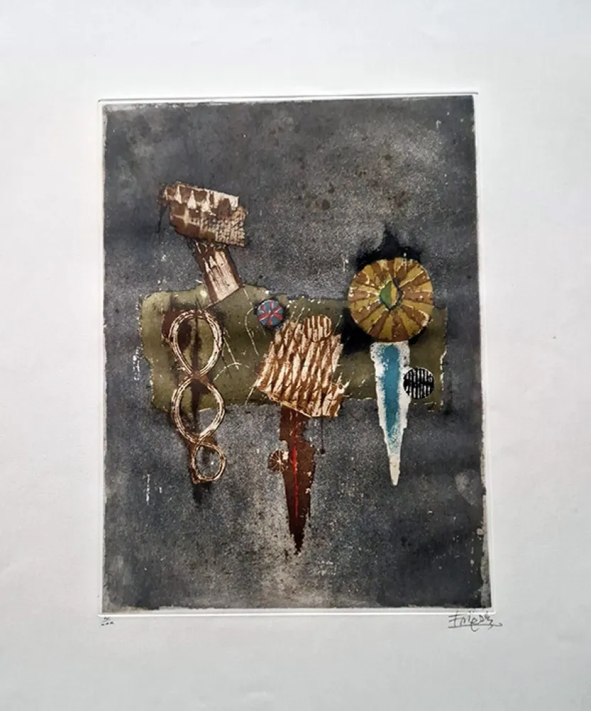 Engraving Friedlaender - Composition