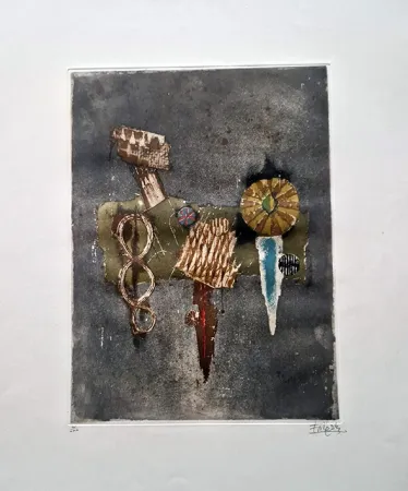 Engraving Friedlaender - Composition