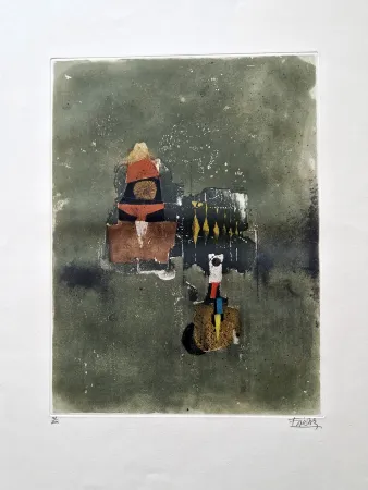 Engraving Friedlaender - Composition