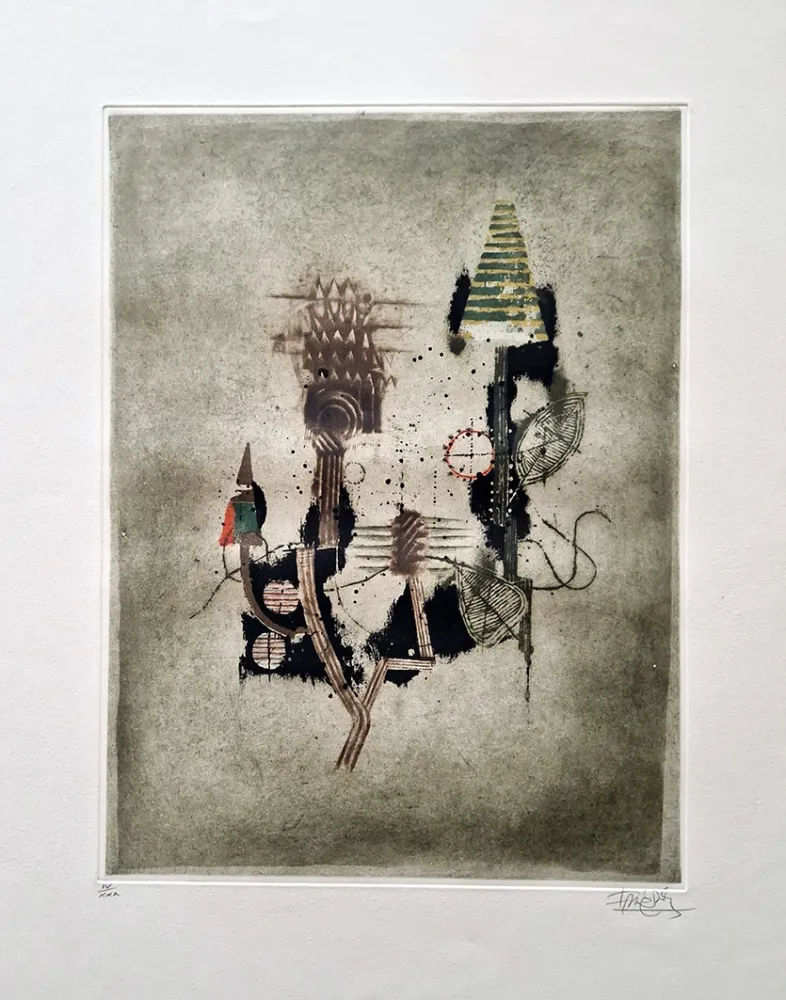 Engraving Friedlaender - Composition