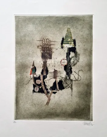 Engraving Friedlaender - Composition