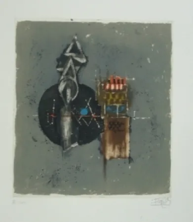 Etching Friedlaender - Composition 16