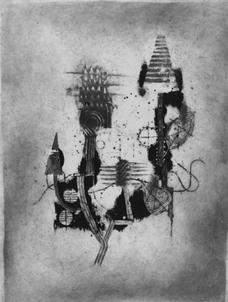 Engraving Friedlaender - Composition 2
