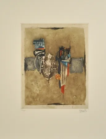 Etching And Aquatint Friedlaender - Composition II