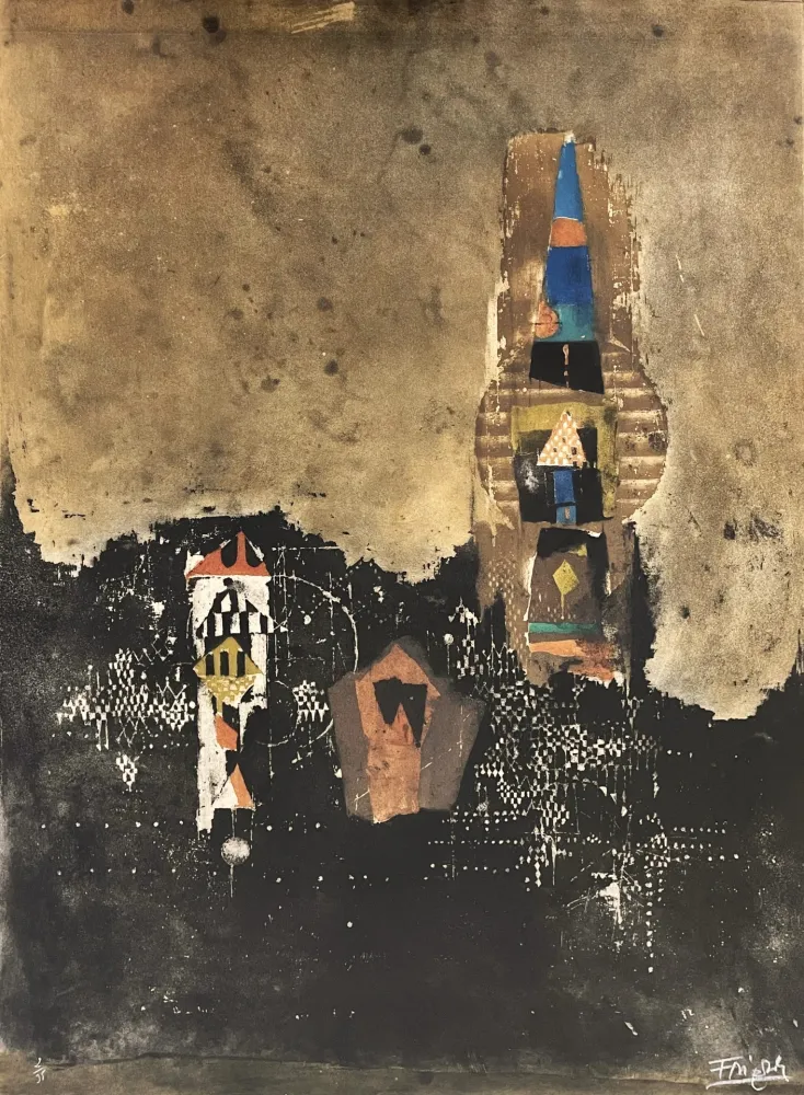 Engraving Friedlaender - Composition III