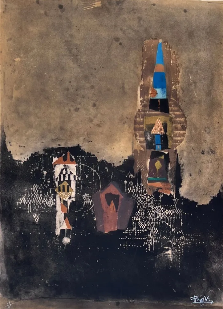 Etching Friedlaender - Composition III 