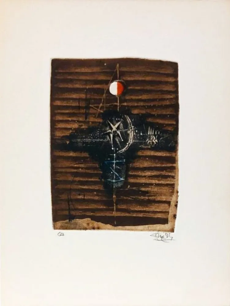 Etching Friedlaender - Les merveilles du ciel 